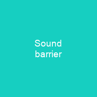 Sound barrier