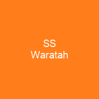 SS Waratah