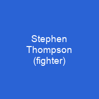 Stephen Thompson (fighter)