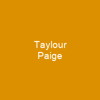 Taylour Paige
