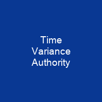 Time Variance Authority