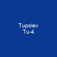 Tupolev Tu-4