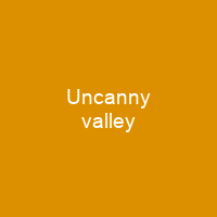 Uncanny valley