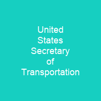 United States Secretary of Transportation