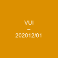VUI – 202012/01