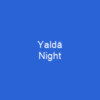 Yaldā Night