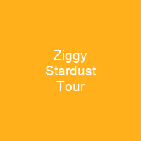 Ziggy Stardust Tour