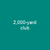 2,000-yard club