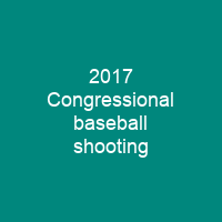 2017 Congressional baseball shooting