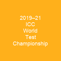 2019–21 ICC World Test Championship