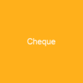 Cheque