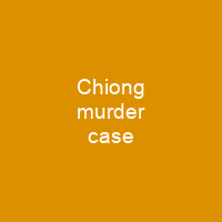Chiong murder case