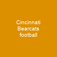 Cincinnati Bearcats football
