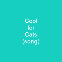 Cool for Cats (song)
