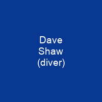Dave Shaw (diver)