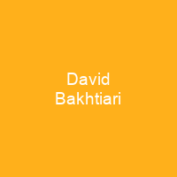 David Bakhtiari