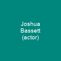 Joshua Bassett (actor)