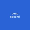 Leap second