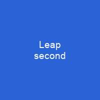 Leap second