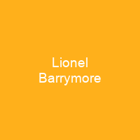 Lionel Barrymore