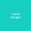 Liquid nitrogen