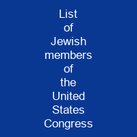 List of Jewish members of the United States Congress