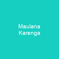 Maulana Karenga