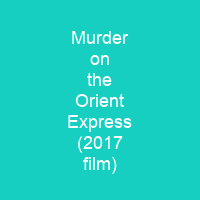 Murder on the Orient Express (2017 film)