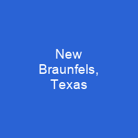 New Braunfels, Texas