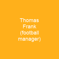 Thomas Frank (football manager)
