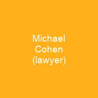 Michael Cohen (lawyer)