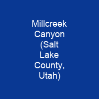 Millcreek Canyon (Salt Lake County, Utah)